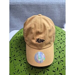 The 1977 Premier Flipper Ball Cap Mens Beige Adjustable Strapback Baseball Hat